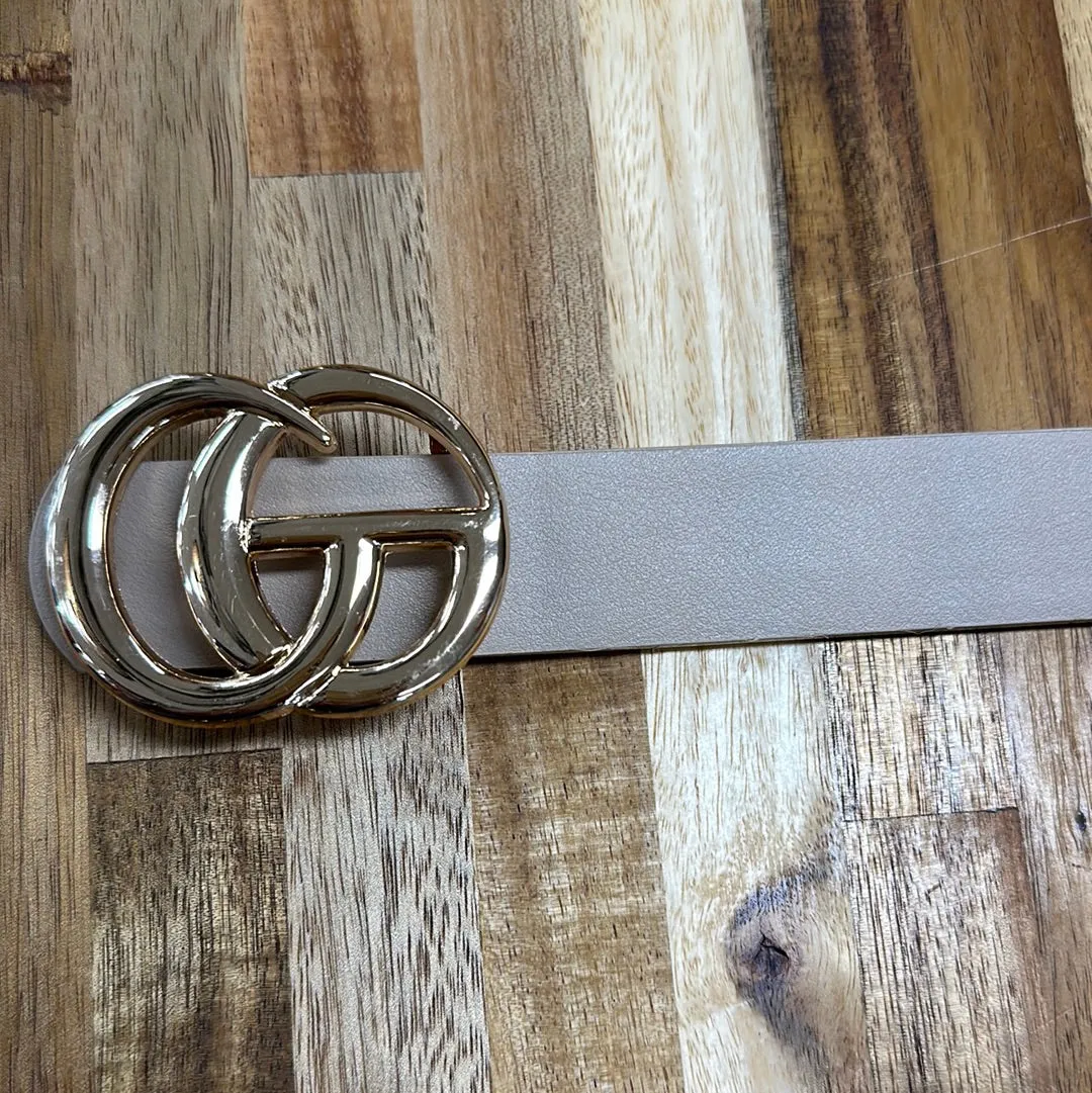 Faux Leather Belt