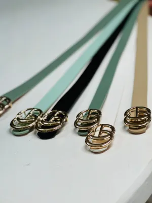 Faux Leather Belt