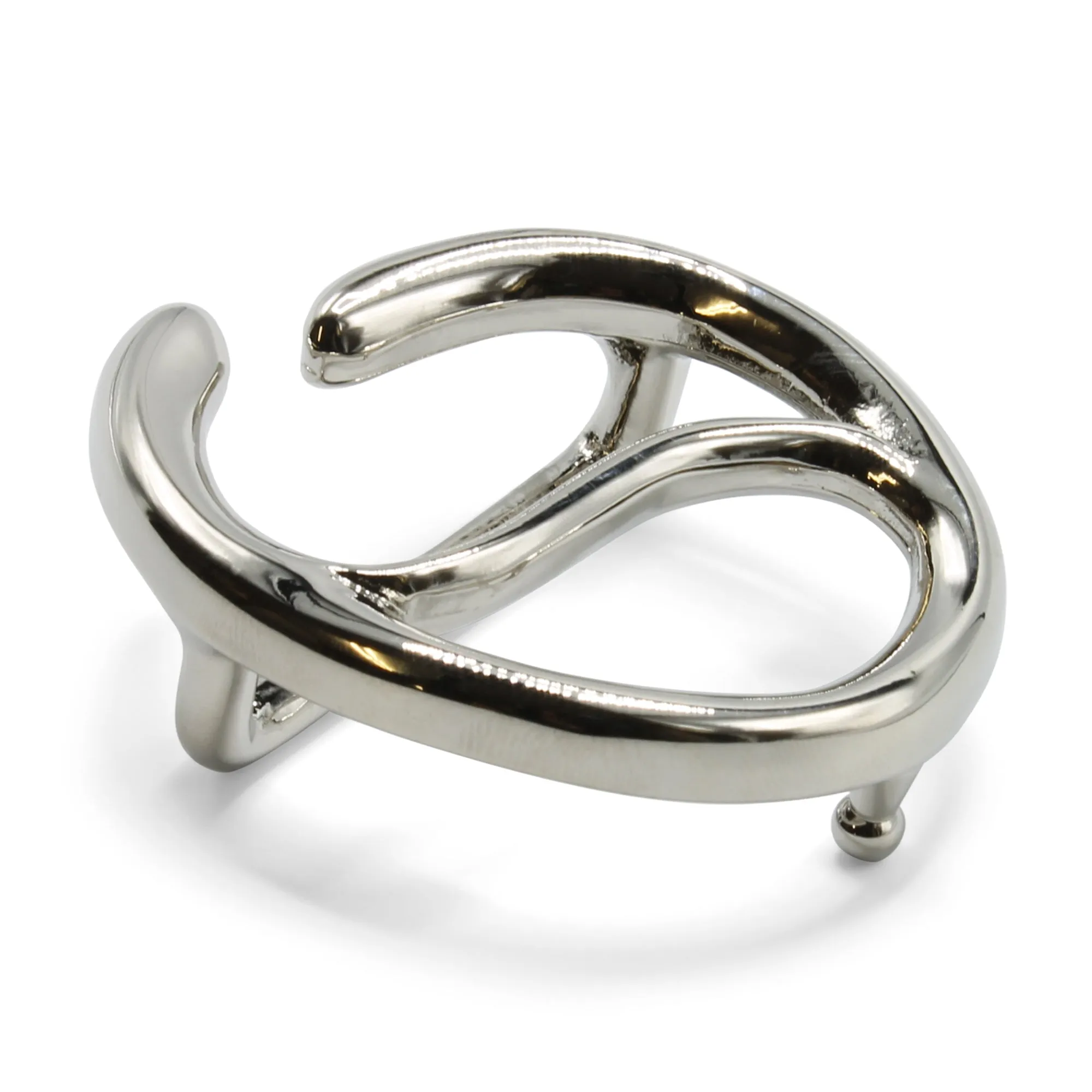 Framed Swirl Buckle 30mm