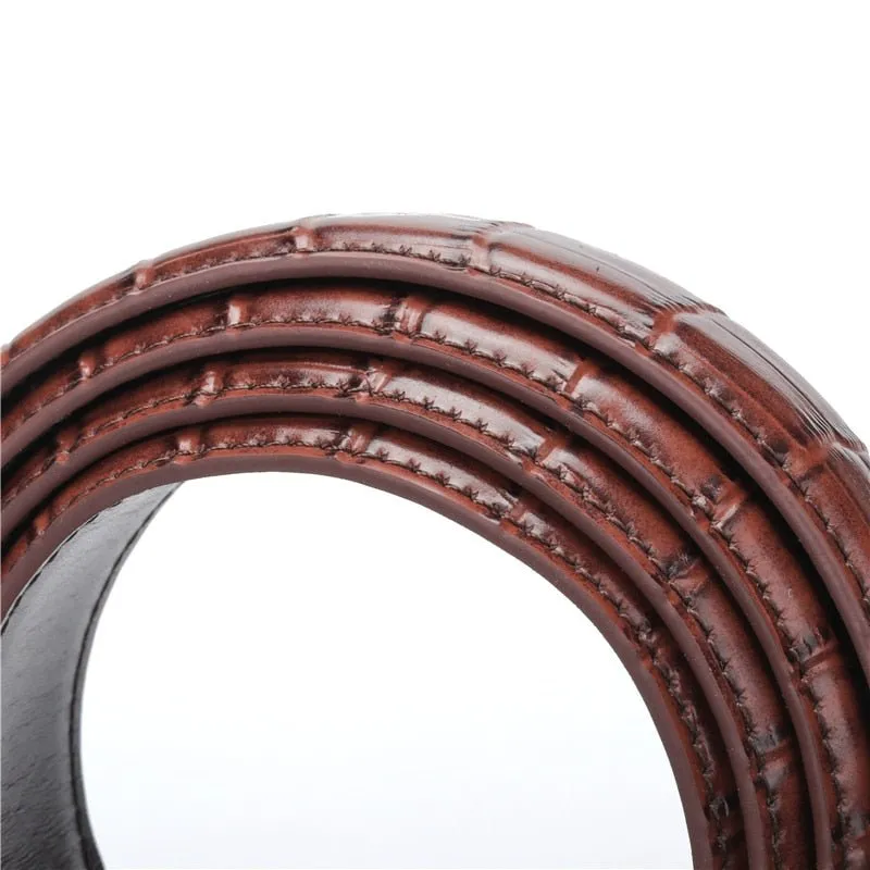 GatorLuxe Exotic Pin Buckle Leather Belt