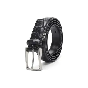 GatorLuxe Exotic Pin Buckle Leather Belt