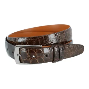 Genuine Alligator Belt (Two Buckle Set)