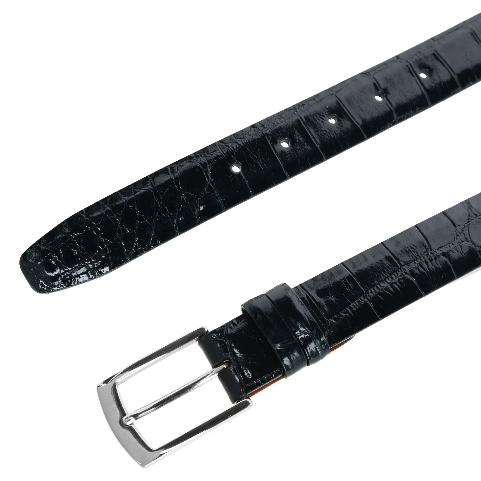 Genuine Alligator Belt (Two Buckle Set)