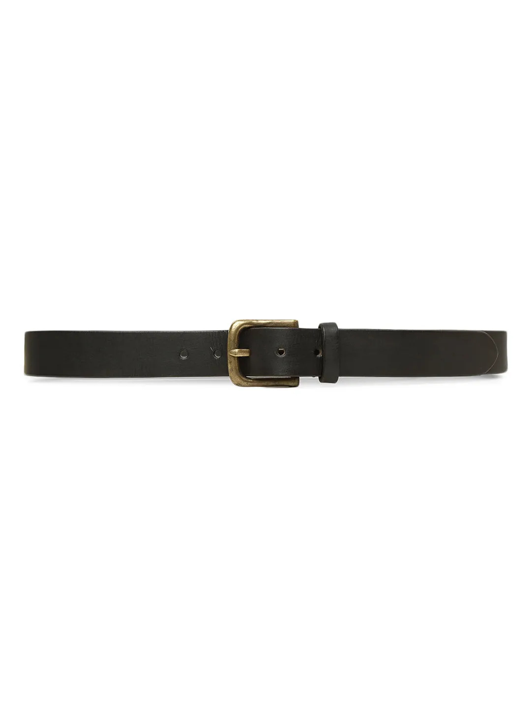 Genuine Black Plain Mens Leather Belt By Art N Vintage