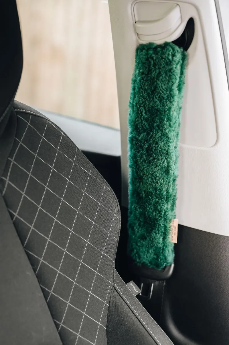 Genuine Sheepskin Seatbelt Cover