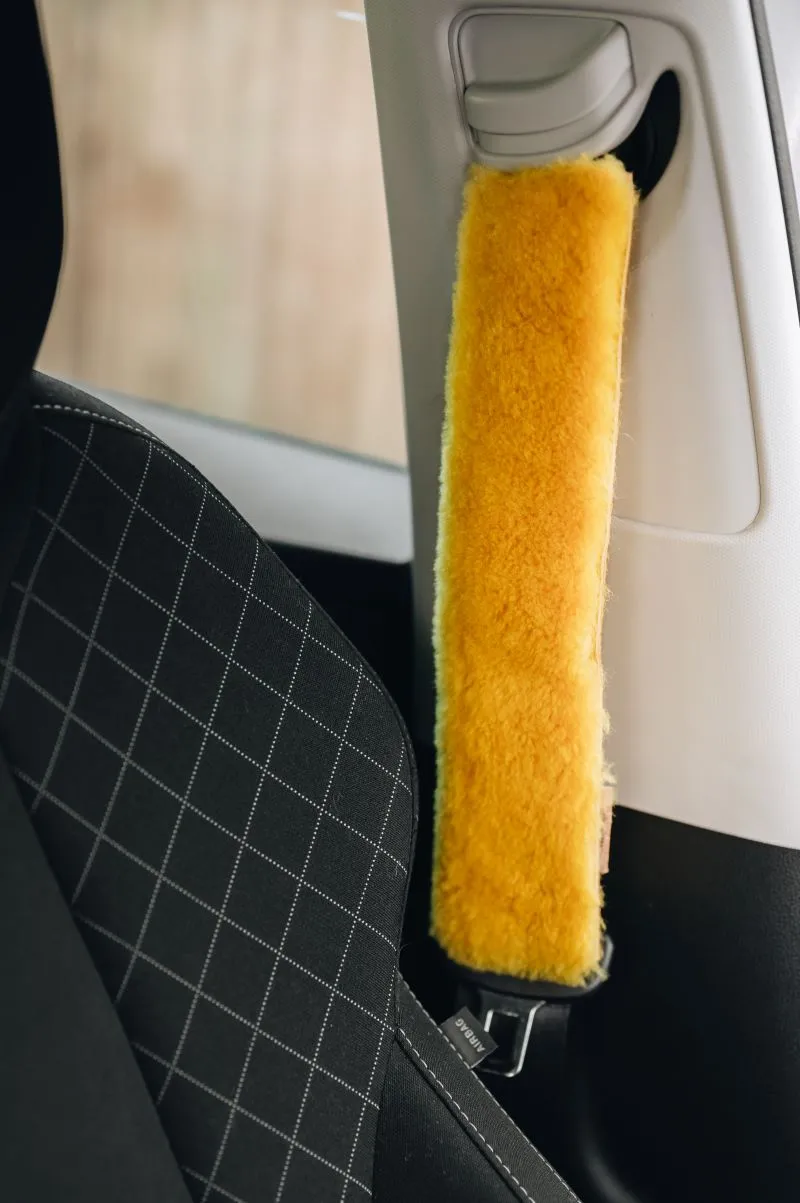 Genuine Sheepskin Seatbelt Cover