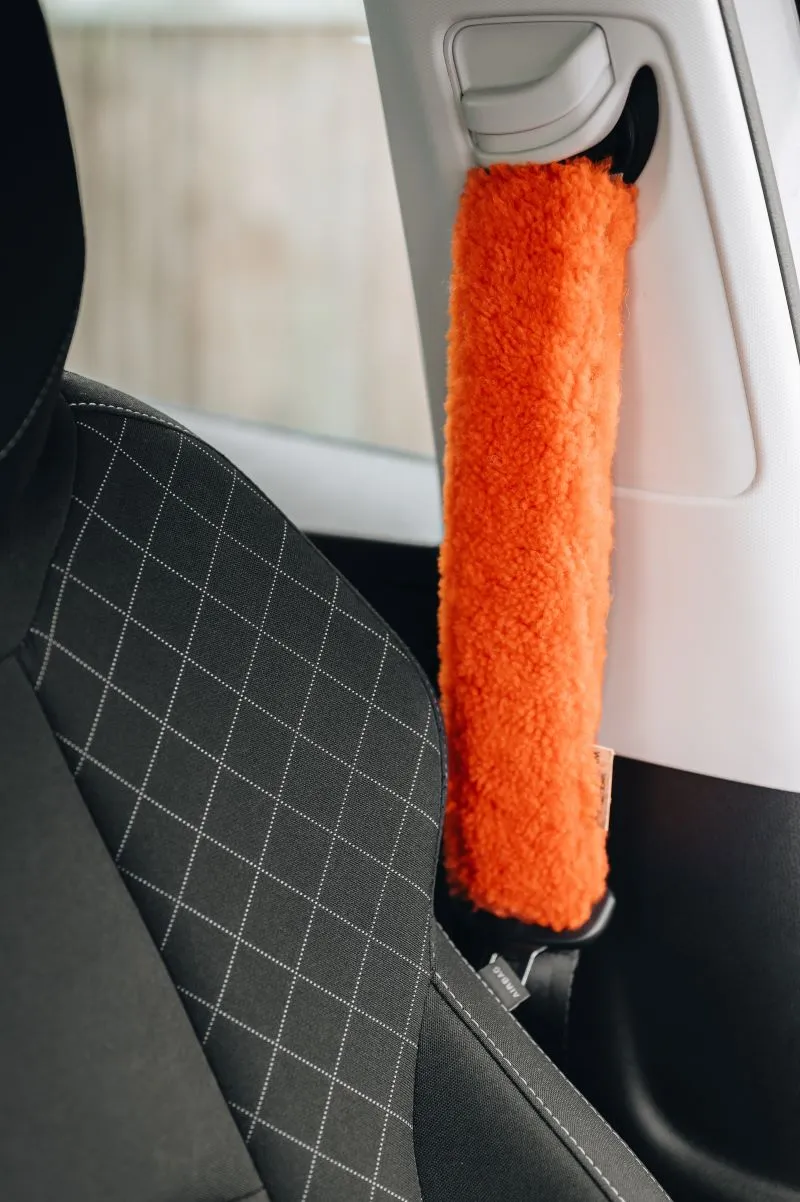 Genuine Sheepskin Seatbelt Cover