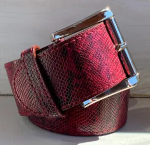 GhoDho- Belt (Berry Burgundy)