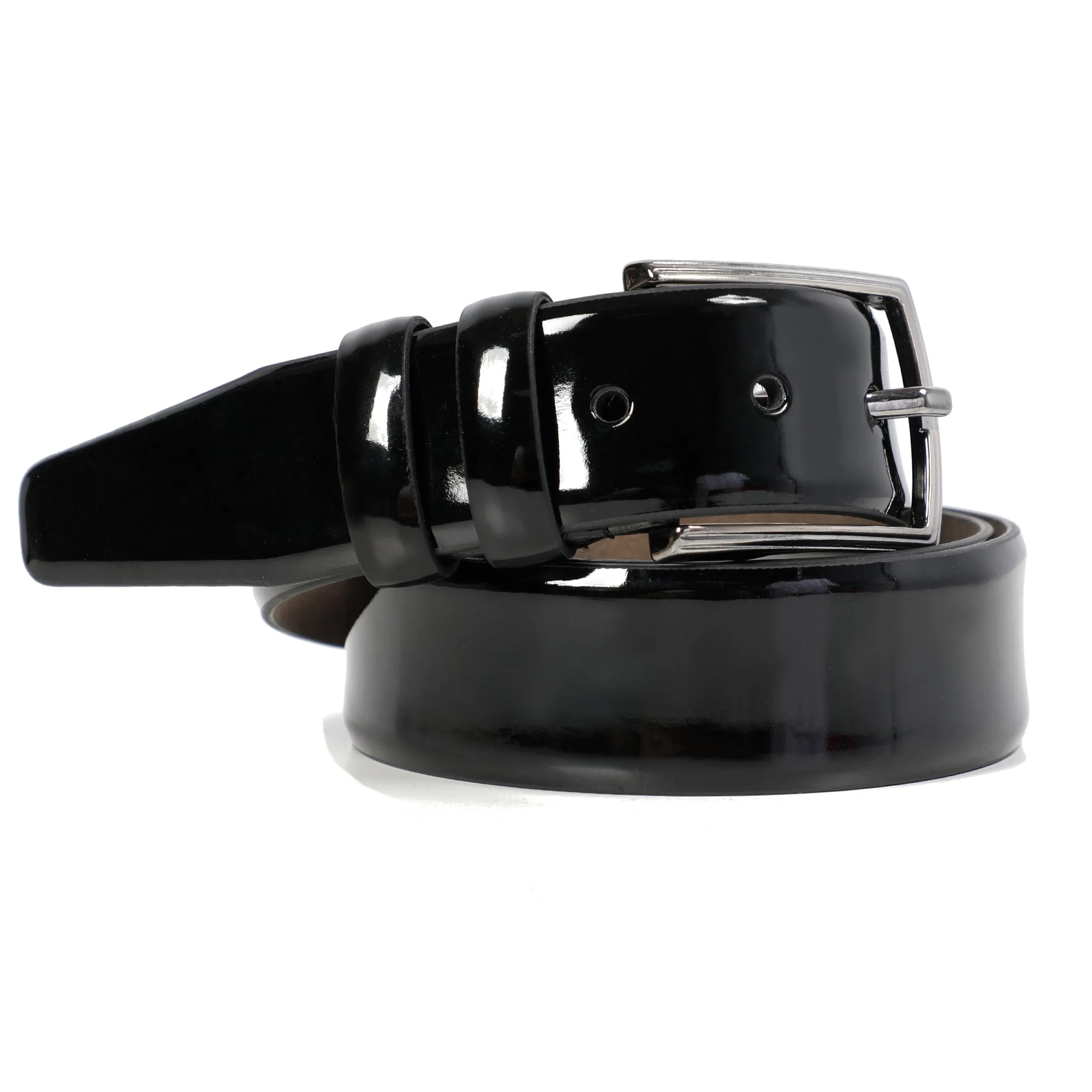 Glossy Classic Black Belt