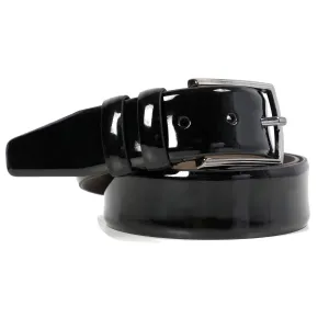 Glossy Classic Black Belt