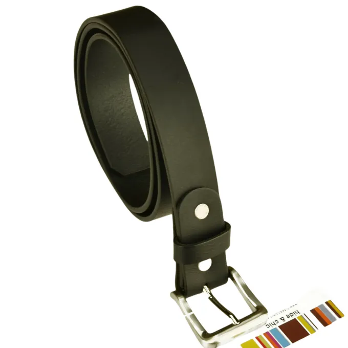 Hide & Chic Full Grain Cow Hide Leather Belt. Width: 30 mm. Style: 41008