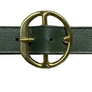 Kim White Chunky Hip Pant Belt- Forest