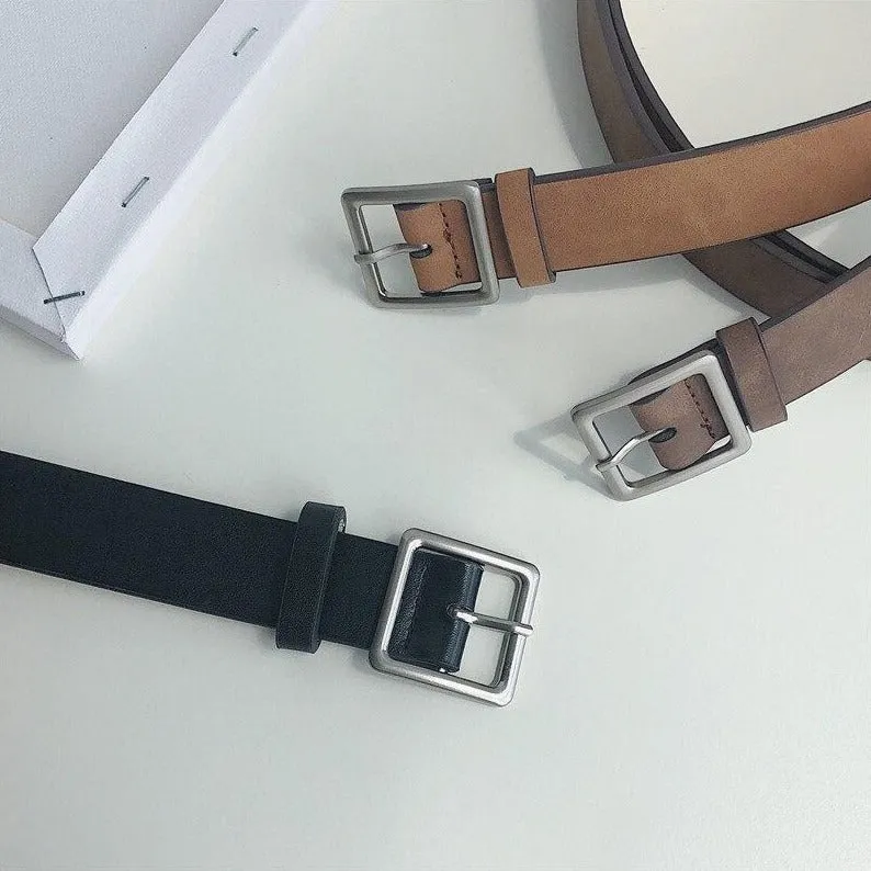 [Korean Style] Apro Casual Buckle Belts