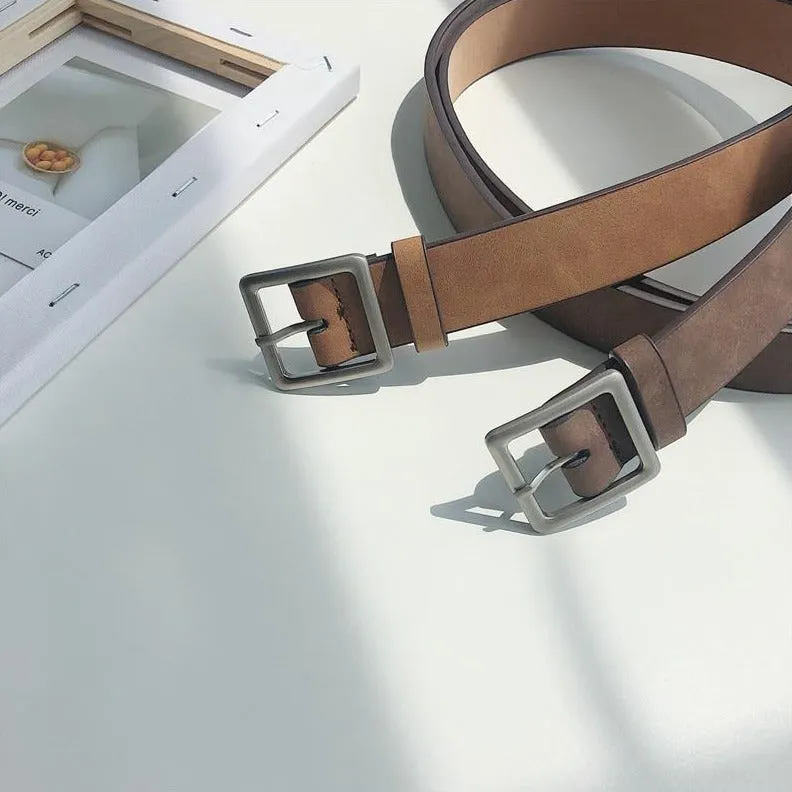 [Korean Style] Apro Casual Buckle Belts