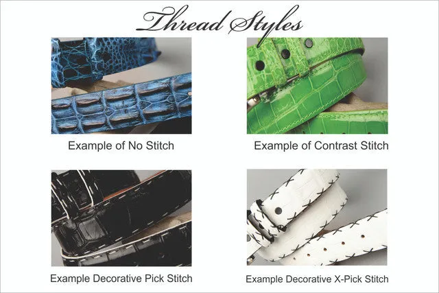 Lizard Belt: Marked Pink