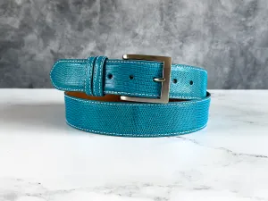 Lizard Belt: Turquoise