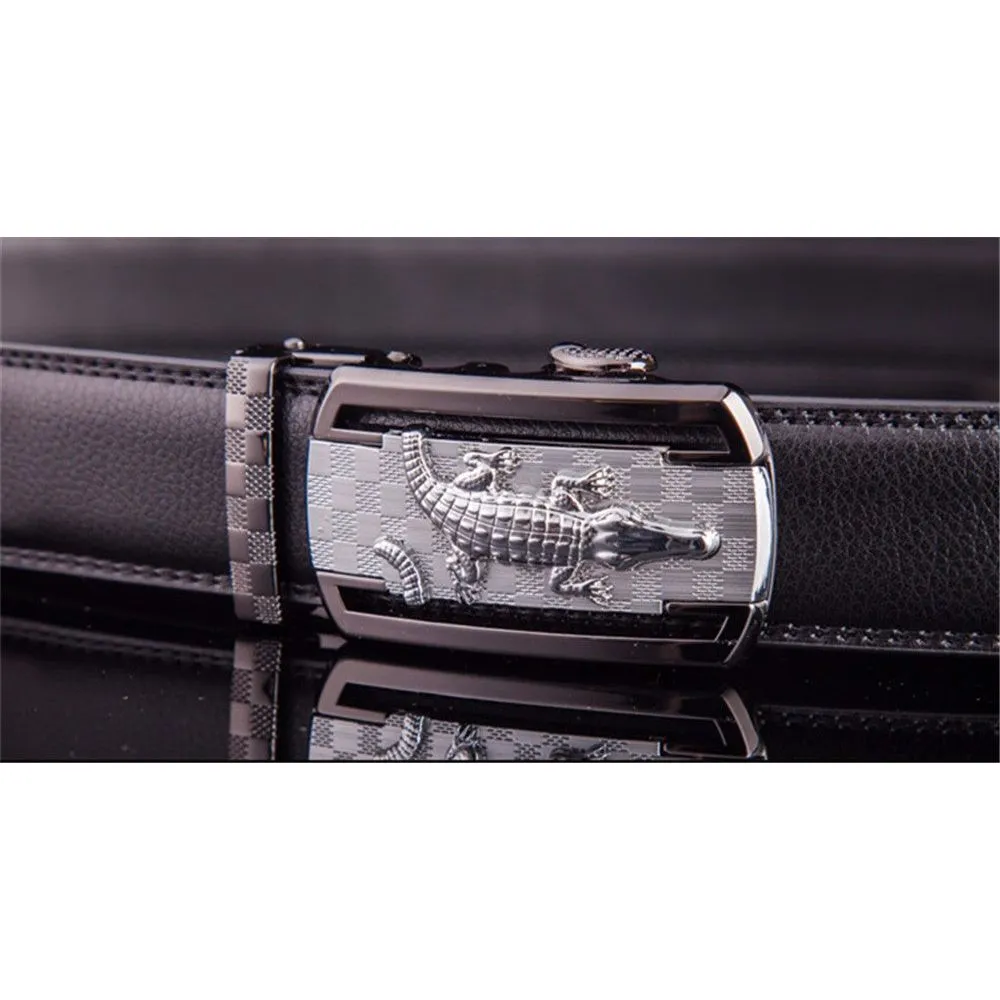 Luxury Exotic Leather Waist Strap Belt
