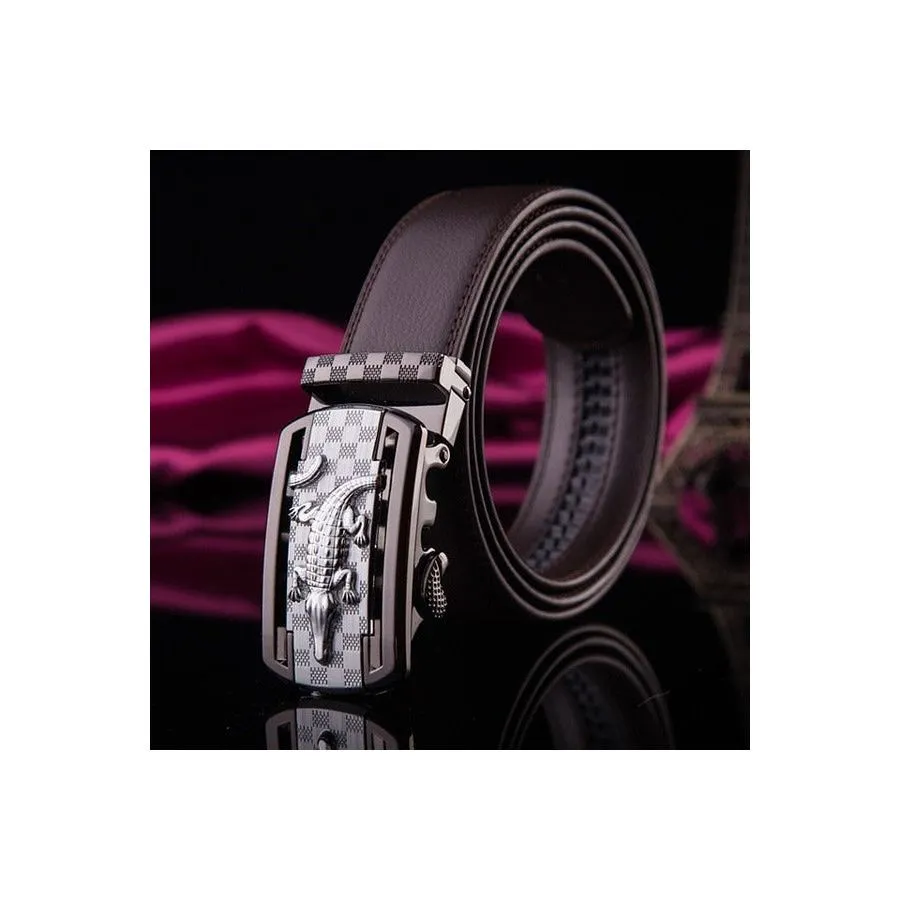 Luxury Exotic Leather Waist Strap Belt