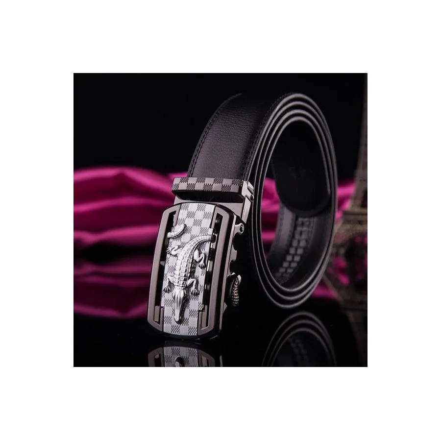 Luxury Exotic Leather Waist Strap Belt