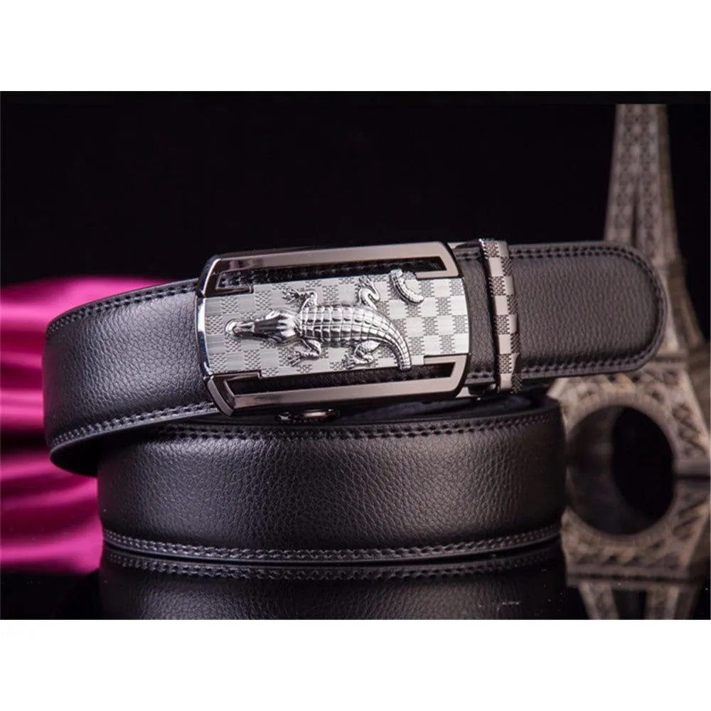 Luxury Exotic Leather Waist Strap Belt