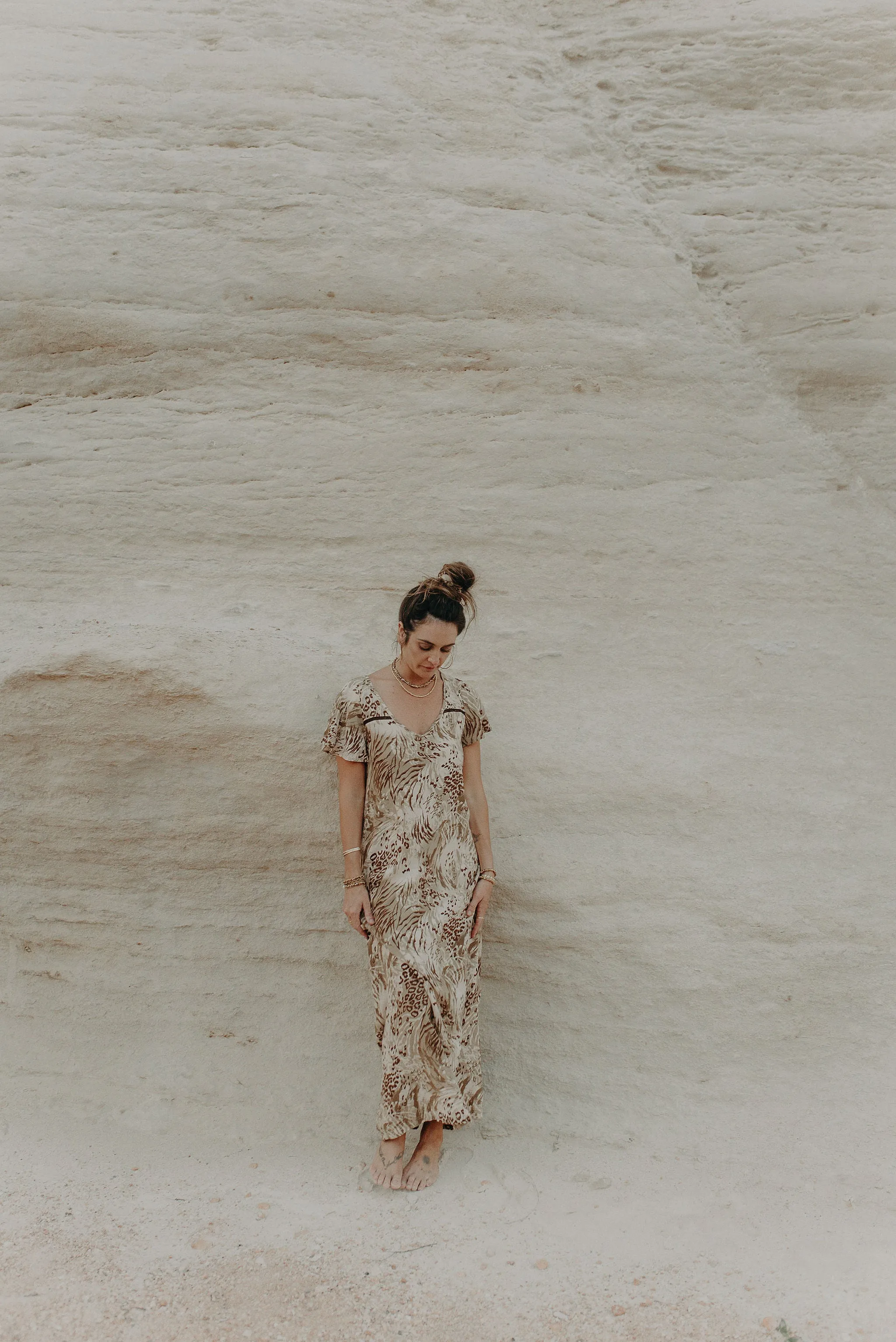 Maxi Wingdress Sleeved - jungle