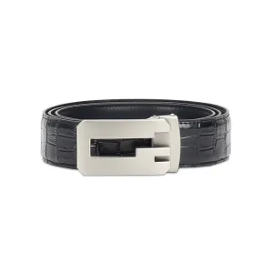 Men's Glossy finish Textured belt