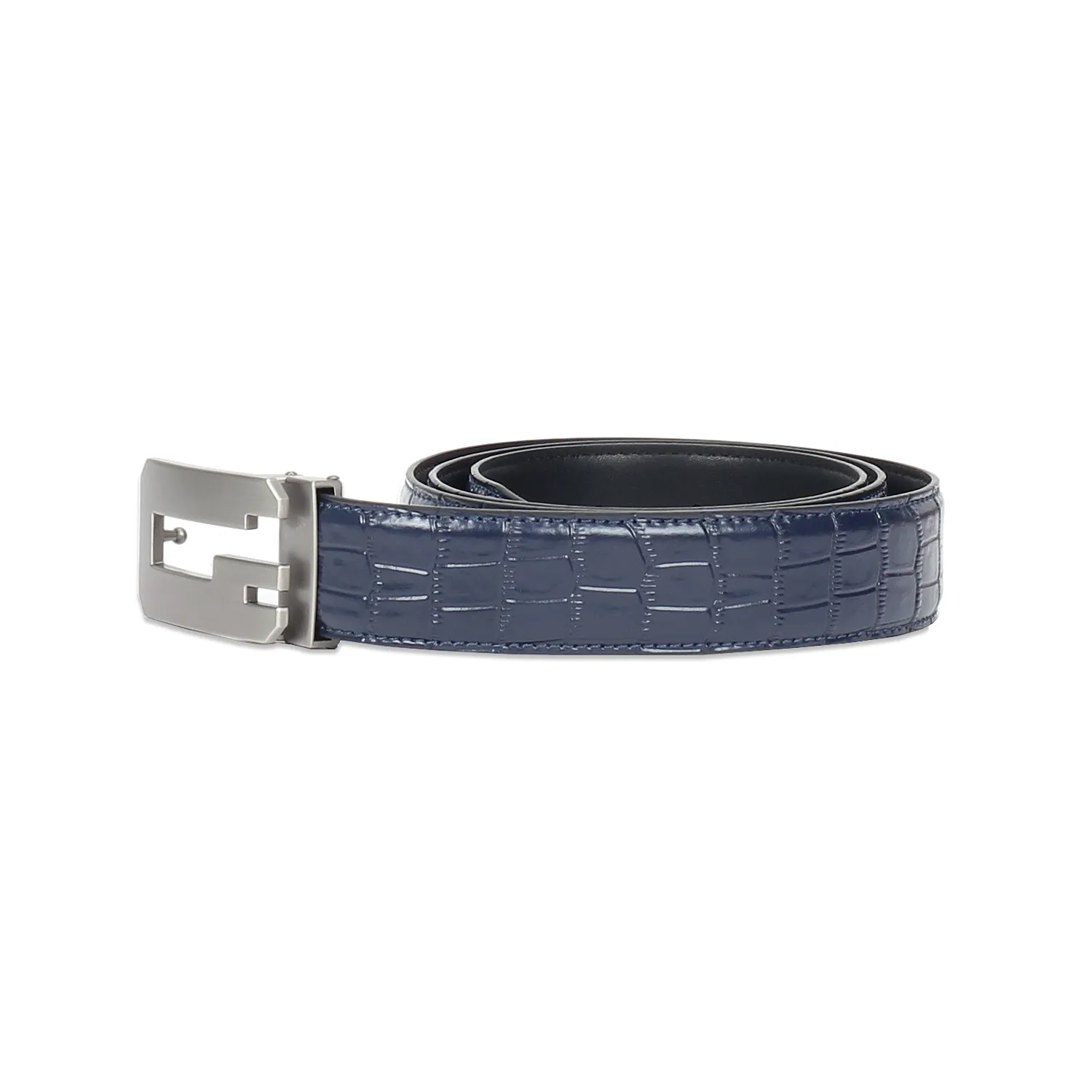 Men's Glossy finish Textured belt