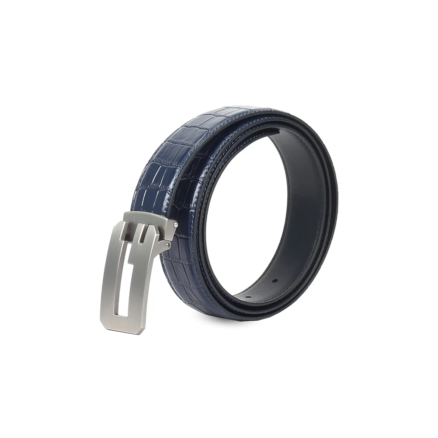 Men's Glossy finish Textured belt