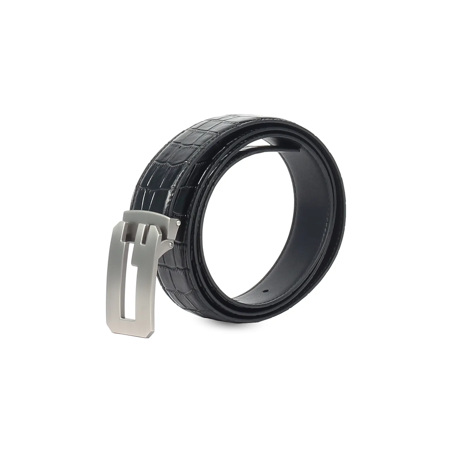 Men's Glossy finish Textured belt