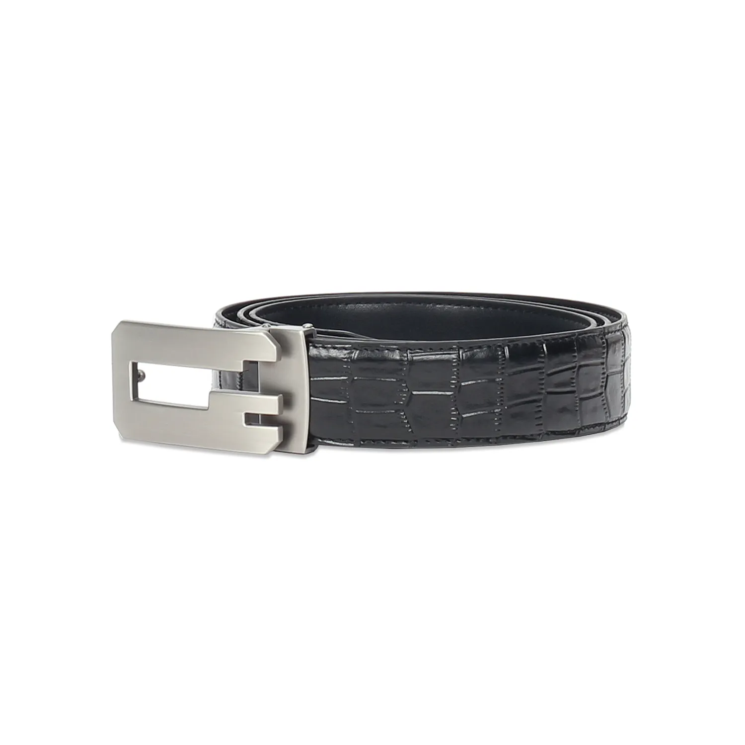 Men's Glossy finish Textured belt