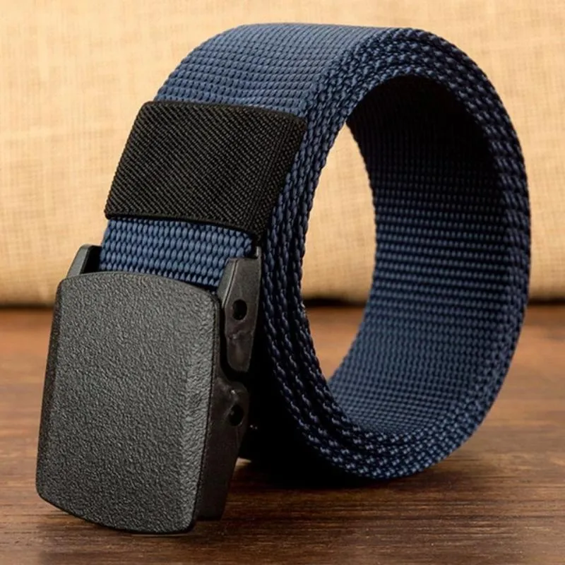 Men's Military Style Adjustable Belt