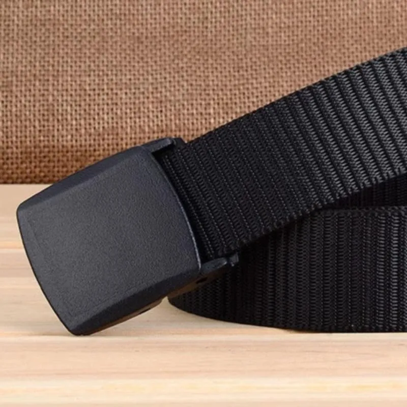 Men's Military Style Adjustable Belt