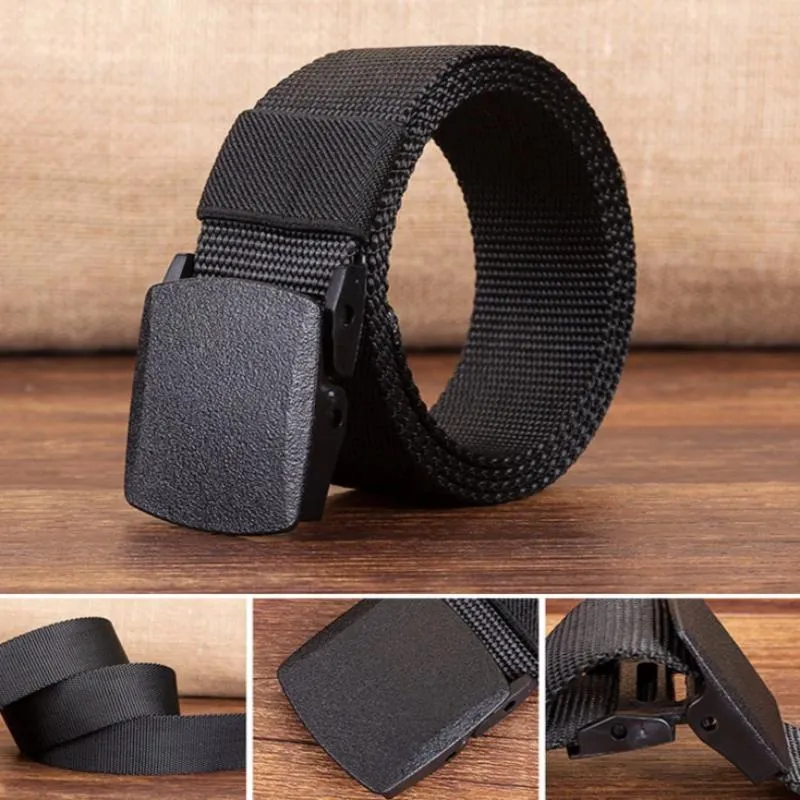 Men's Military Style Adjustable Belt