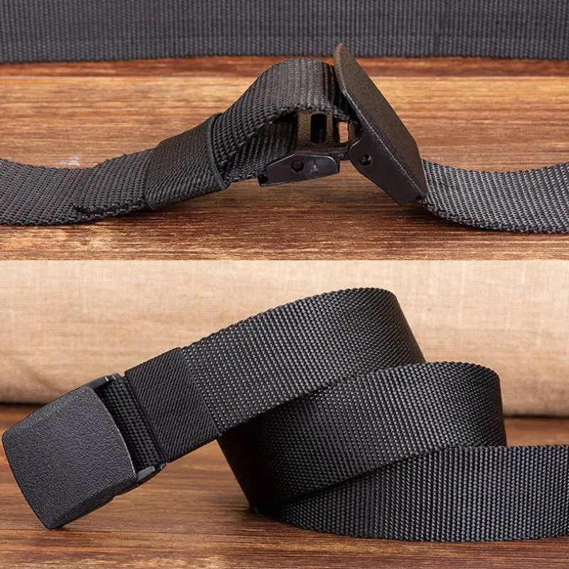 Men's Military Style Adjustable Belt