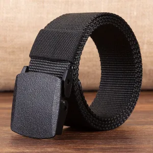 Men's Military Style Adjustable Belt