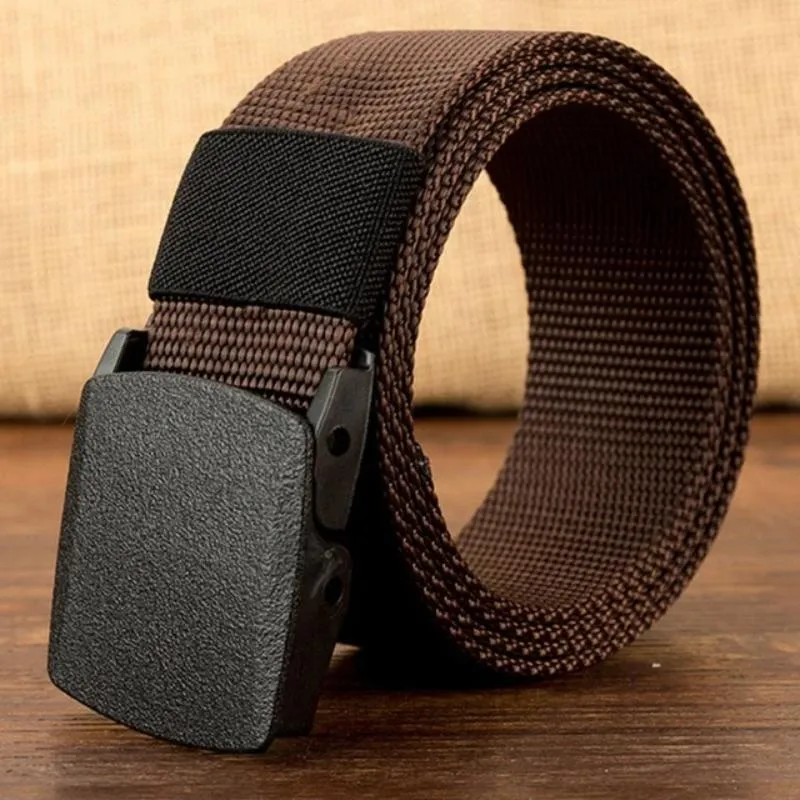Men's Military Style Adjustable Belt