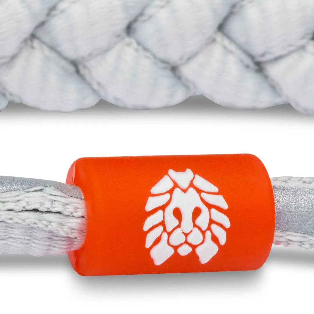 Multi-Colored Braided Bracelet: Grey Matter / Medium/Large