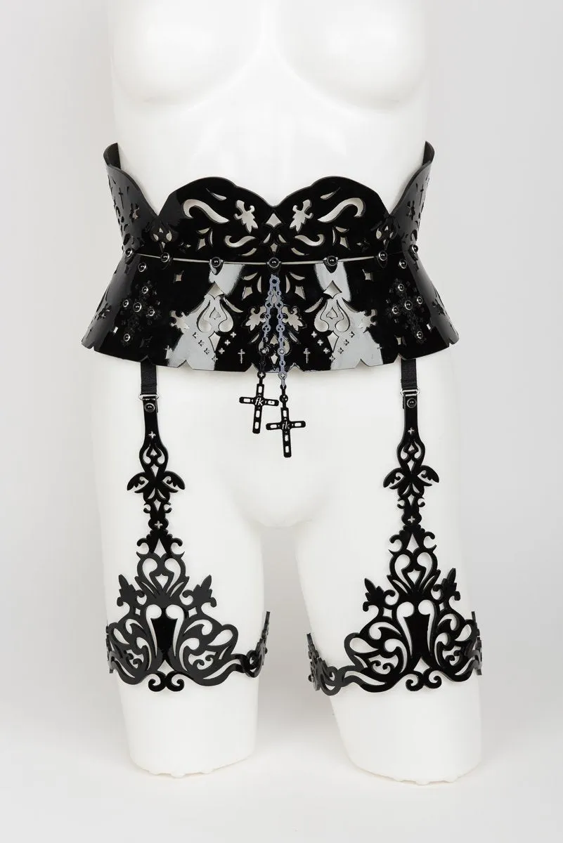 Nero Waist Garter Belt