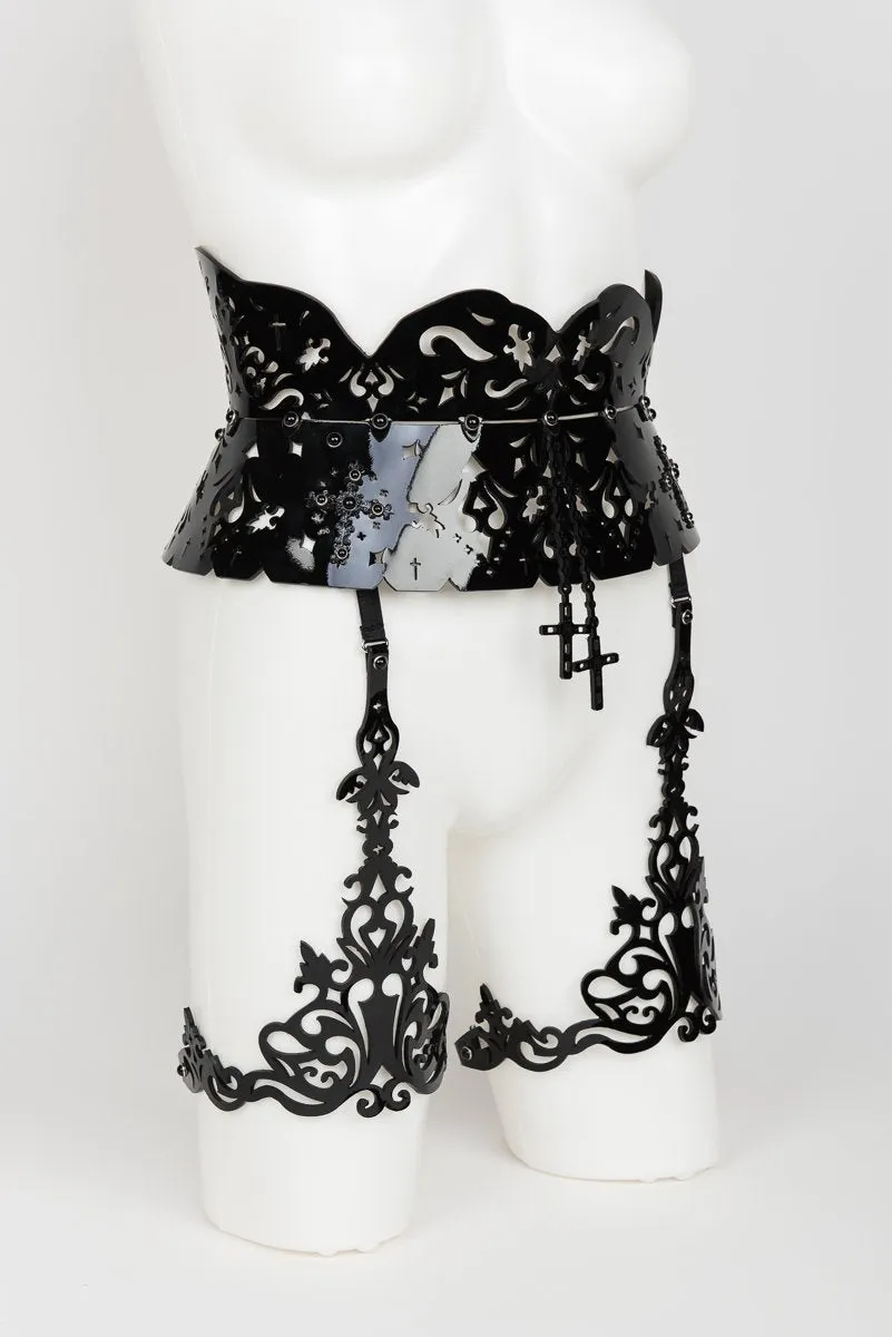 Nero Waist Garter Belt