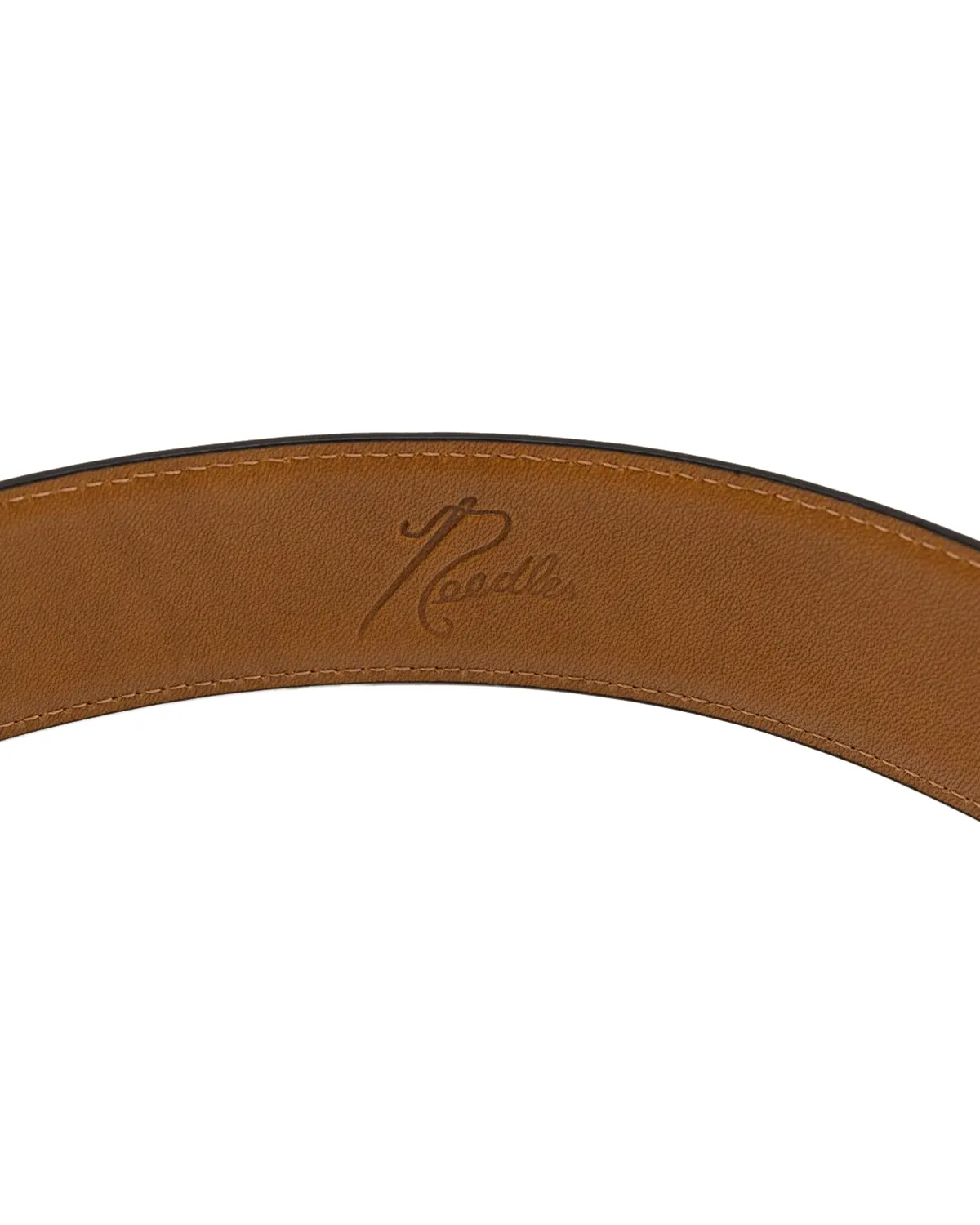 Peace Buckle Belt - Steer Leather Black