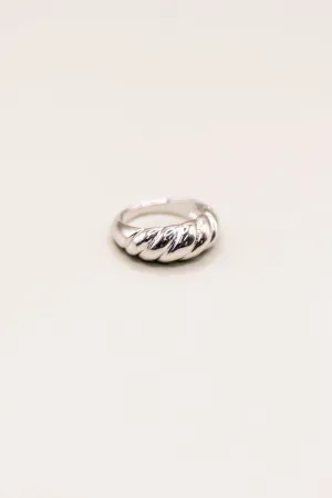 Silver Braided Ring