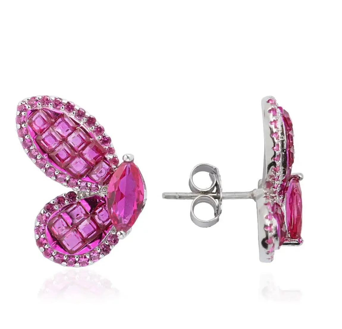 Silver Butterfly Earring