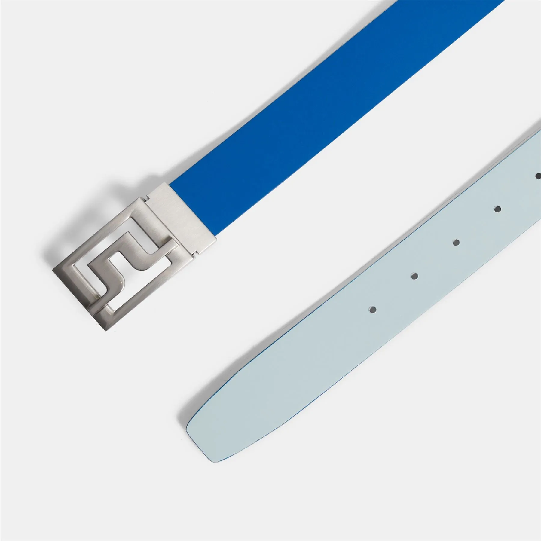 Slater Matte Leather Detachable Belt Nautical Blue - SS24