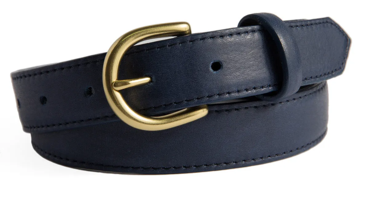Soho Belt, (1.25") Gold Buckle