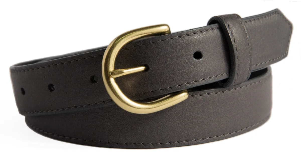 Soho Belt, (1.25") Gold Buckle
