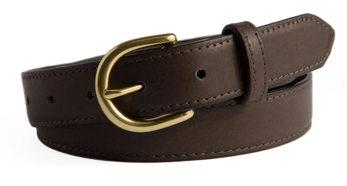 Soho Belt, (1.25") Gold Buckle