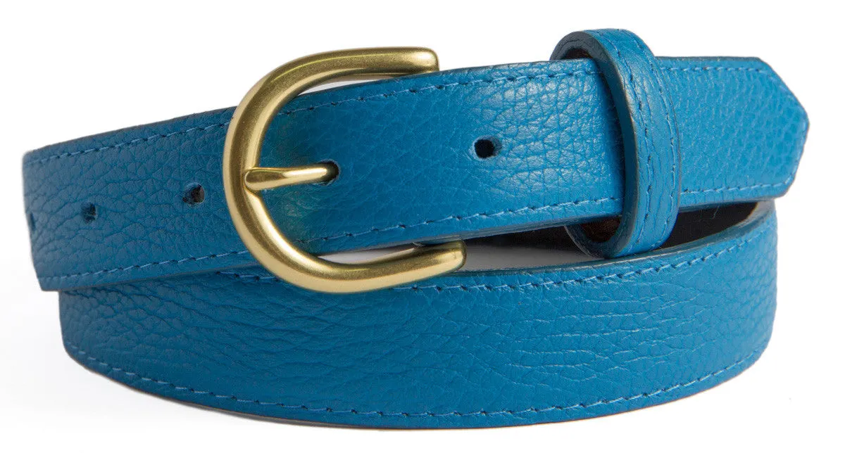 Soho Belt, (1.25") Gold Buckle