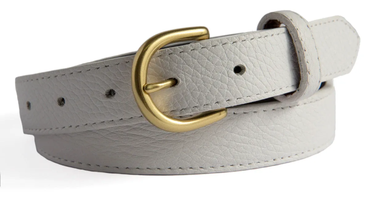 Soho Belt, (1.25") Gold Buckle