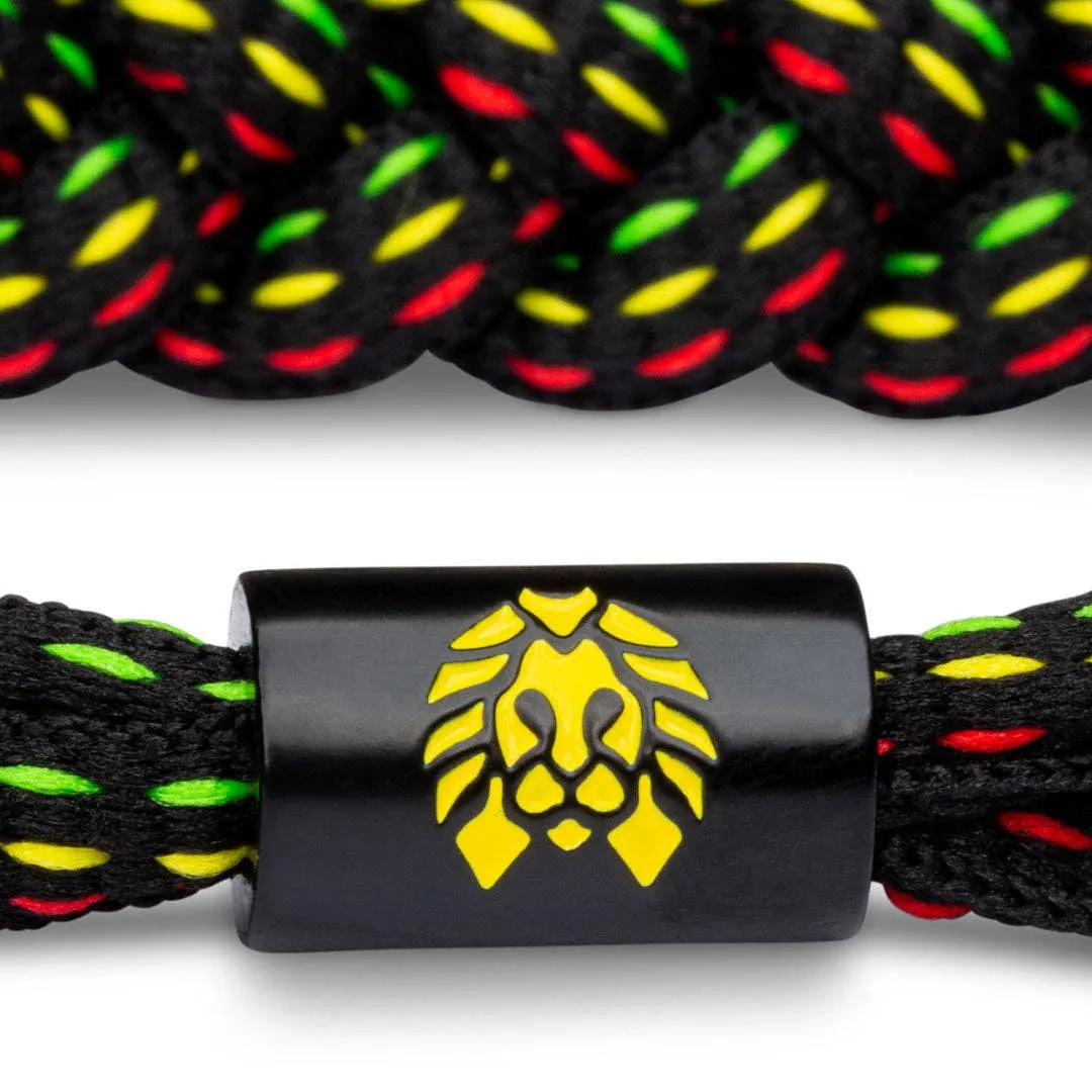 Solid Printed Bracelet: Asphalt / Medium/Large