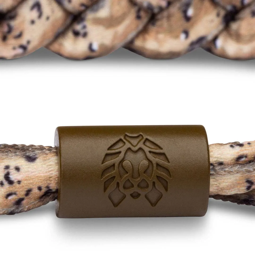 Solid Printed Bracelet: Asphalt / Medium/Large